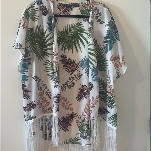 Tops - Paradise floral kimono